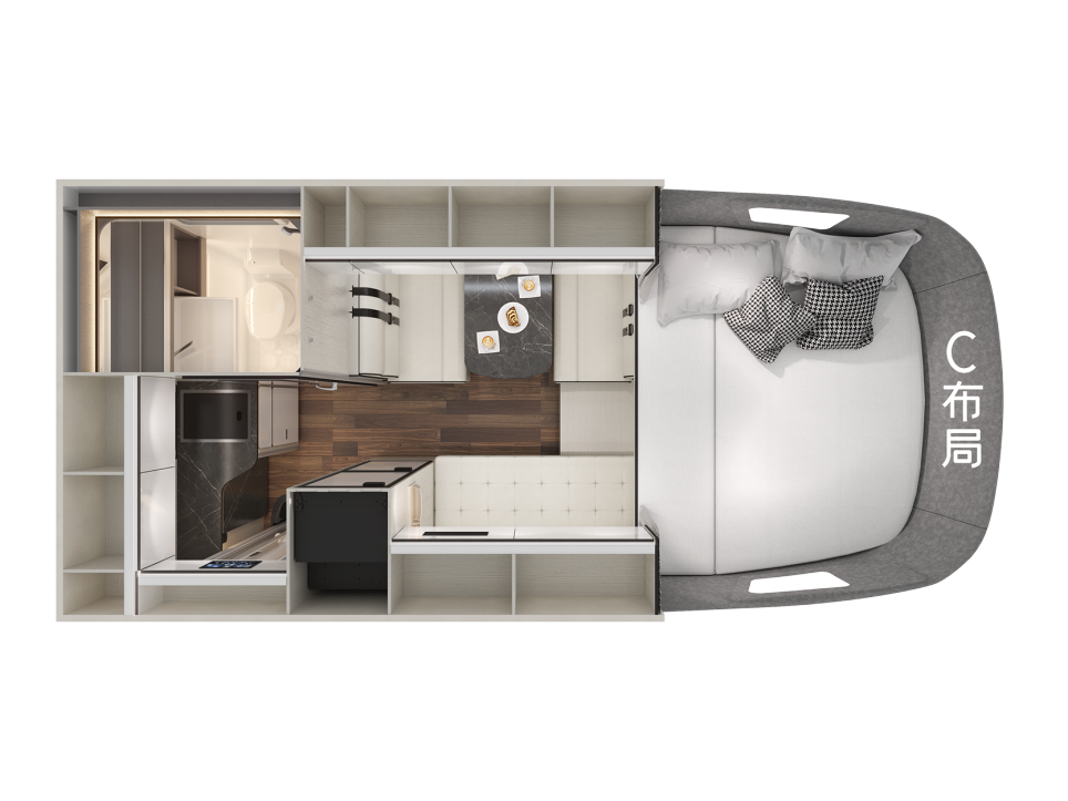 自由炮系列房車布局盤點，總有一款適合你！